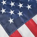 American Flags for Outside 4x6 FT, 4x6 American Flag Outdoor Heavy Duty with High Wind, US Flag with Embroidered Stars, Brass Grommets, Thicken USA Flag