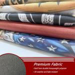 One Nation Under God Jesus Flag 3x5 Ft Outdoor God Bless America Flag Double Sided Mirror Printing American Eagle Christian Flags for House Yard Sign Patriotic Banner Decor