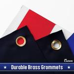 FLAGWIX 3x5 Patriotic American Flags for Outside, One Nation Under God American Jesus Flag - Double Sided, Heavy Duty Canvas, Fade Resistant - Home Decor Indoor, Outdoor Decor Flag with Grommets