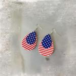 4th of July Patriotic Earrings, American Flag Earrings, Independence Day Stud Dangle Drop Hook Fashion Jewelry Gift for Women