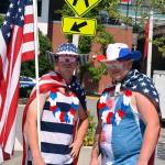 YosiMing Patriotic Red White and Blue Flower Leis and Star Sunglasses for 4th of July,Flower Necklace Party Decorations 12PCS