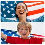 JCFIRE 4th of July Decorations, 100 PCS Temporary Tattoos for Kids Adults, Patriotic Decorations, Fourth of July Accessories, Red White And Blue Party Supplies for Independence Day
