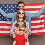 SIEYEWER American Flag Sunglasses – 4/8/12 Pack Patriotic Shades for July 4th, Memorial Day, Party Favors, Independence Day Parade, USA Flag Themed Glasses for Adults and Kids