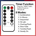 4th of July Patriotic Decorations, Red White and Blue Memorial Day Decor Star Lights, Timer 14.2In Iron Frame 70Led Fairy Star Lights, 8 Mode with Remote Window Wall Silhouette for Home