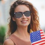 SIEYEWER American Flag Sunglasses – 4/8/12 Pack Patriotic Shades for July 4th, Memorial Day, Party Favors, Independence Day Parade, USA Flag Themed Glasses for Adults and Kids
