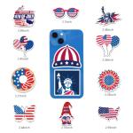 100pcs 4th of July Theme Waterproof Vinyl Stickers - Patriotic Independence Day & Party Favors Decorations for Laptop, Water Bottle, Skateboard