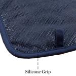 MARTHA STEWART Americana Star Gihgham Oven Mitt & Pot Holder Set, 100% Cotton, Heat Resistant, Patriotic USA America Decor, Red/White/Blue, 7"x13" & 7"x10"