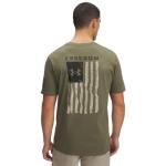Under Armour Men's Freedom Flag Short Sleeve T Shirt, (390) Marine OD Green / / Desert Sand, 5X-Large