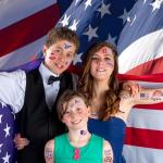 Fourth Of July Patriotic Temporary Tattoos - Memorial Day Decorations Party Favors 4th of July Decorations Party Supplies 4th of July Gift Patriotic Accessories Independence Day Red White Blue USA