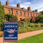 250 Anniversary Garden Flag, America 250th Anniversary Banner USA 4th of July Patriotic Freedom Yard Sign Double-Sided Waterproof Flag 12x18 Inch