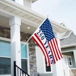 Probsin 250 Anniversary Flag 3x5 Ft USA American 250 Years Star Stripe 250th Anniversary Patriotic Yard Signs Party Supplies Hanging Decor for Room House Welcome Photo Backdrop with Brass Grommets