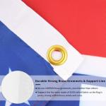 Probsin 250 Anniversary Flag 3x5 Ft USA American 250 Years Star Stripe 250th Anniversary Patriotic Yard Signs Party Supplies Hanging Decor for Room House Welcome Photo Backdrop with Brass Grommets