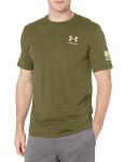 Under Armour Men's New Freedom Flag T-Shirt, Marine Od Green (390)/Desert Sand, X-Large