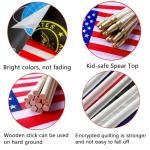 LyButty 22 Pack All Branches Military Service Flags Set Small Mini Army Armed Forces Handheld Flag on Stick for Veterans Day,Memorial Day Decorations,5x8 Inch