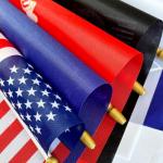 LyButty 22 Pack All Branches Military Service Flags Set Small Mini Army Armed Forces Handheld Flag on Stick for Veterans Day,Memorial Day Decorations,5x8 Inch