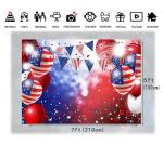 LTLYH 7x5ft Patriotic Backdrop for Photography American Flag and Balloon Veterans Day Background 4th of July Patriotic Party Decoration Photo Studio Booth Banner 104