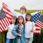 12 Pcs 4th of July Glasses Patriotic Party Sunglasses American Flag Eyewear for Independence Day Party Favors Red White and Blue Photo Booth Props for 4th of July Accessories Memorial Day Decorations