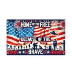 BlissYard Memorial Day Party Background Banner 71 x 43 Inch Independence Day Themed 4th of July Patriotic National Holiday Backdrop Independence Day Themed Indoor Outdoor Supplies