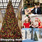 12pcs 3-1/4" (80mm) Patriotic Christmas Ball Ornament, American Flag Hanging Ball, USA Independence Day Fourth of July Party Decor, Holiday Wedding Christmas Tree Decorations