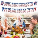 Thank You Veterans Banner, Pre-Strung Veterans Day Party Backdrop Decorations American Flag Soldier Design Patriotic Theme Banner to Honor Our Heroes for Outdoor Indoor Decor