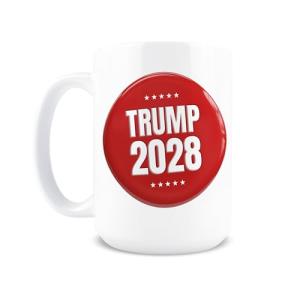 Hogg Patriotic Coffee Mug - 2028 Campaign, 15 oz Ceramic Funny Coffee Mugs for Men, Political Gag Gifts for Republicans, Conservative Dad Gifts