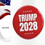 Hogg Patriotic Coffee Mug - 2028 Campaign, 15 oz Ceramic Funny Coffee Mugs for Men, Political Gag Gifts for Republicans, Conservative Dad Gifts