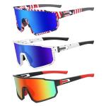 MVPTGRS 3 PackYouth Baseball Sunglasses for Boys Girls Age 8-14 TR90 Frame Kids Sport Sunglasses for Softball Cycling Baseball Golf