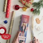 THE TWIDDLERS - 12-Inch Uncle Sam USA Wooden Nutcracker - American Flag Decorative Christmas Nutcracker Figures - Traditional Patriotic Decoration - Pine Wood Classic Ornament - Holiday Decor