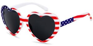 AGGKKY Heart Sunglasses for Women Men Fashion Lovely Shaped Sunglasses Vintage Cute Sun Glasses for Women