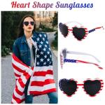 AGGKKY Heart Sunglasses for Women Men Fashion Lovely Shaped Sunglasses Vintage Cute Sun Glasses for Women
