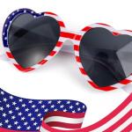 AGGKKY Heart Sunglasses for Women Men Fashion Lovely Shaped Sunglasses Vintage Cute Sun Glasses for Women