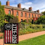 250 Years America Garden Flag, 1776-2026 USA 250th Anniversary Banner 4th of July Patriotic Yard Sign Double-Sided Waterproof Flag 12x18 Inch