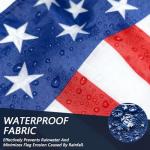 American Flag Heavy Duty 3X5-Premium American Flags for Outside 3X5,Water Resistant,Canvas Embroidered Stars,Brass Grommerts-US Flags For High Wind Outdoor