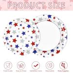 200pcs Veterans Day Plates and Napkins Party Supplies Veterans Patriotic Decorations Veterans Day Disposable Paper Plates 4th of July Tableware Sets for American Independence Memorial Day Serves 50