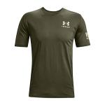 Under Armour Men's New Freedom Flag T-Shirt, Marine Od Green (390)/Desert Sand, Small