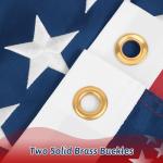 American flag, American Flags for Outside,3x5 American Flag Outdoor Heavy Duty Tear Resistant,Outdoor American Flag, Water-Resistant Sturdy American Flag 3x5 Ft Outdoor Heavy Duty,all Weather US Flag