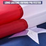 VICDRIA American Flags for Outside 3x5, US Flag Outdoor, Embroidered Stars, Brass Grommets