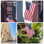 VICDRIA American Flags for Outside 3x5, US Flag Outdoor, Embroidered Stars, Brass Grommets