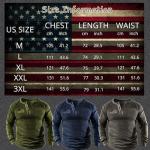 Mens Vintage Henley Shirts Relaxed Fit Patriotic Shirts Long Sleeve Button Down Washed T-Shirts