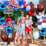 Lukinuo Patriotic Eagle Balloon 12 pcs Red White and Blue Star Foil Balloons Decorations 4th of July Balloons American Flag Balloon Decor for Veterans Day Independence Day Memorial Day Party Supplies