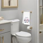 Jvpke Patriotic Kitchen Dish Towels 16x24,Patriotic Hand Towels for Bathroom, Independence Day Decorations Decor,Americana Decor,4th of July Freedom Wine Glasses Kitchen Towels