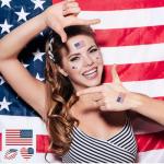Y&C TENCOB American Flag Tattoos,25 Sheets America USA Temporary Face Stickers,75 Pcs Waterproof Sweat National Flag Removable Fake Tattoos For Men Women Kids(America)