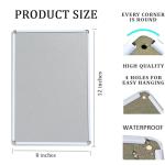 Patriotic Eagle Tin Sign - We the People Declaration of Independence Metal Wall Art, American Flag Decor for Veteran Tribute, Garage, or Home, 8"x12" Patriotic Wall Decoration