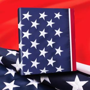 American Flag Heavy Duty Outdoor - All-Weather US Flag with Embroidered Stars, Sewn Stripes & Brass Grommets for High Wind, UV Fade Resistant (3x5FT)