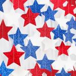 Fourth-4th of July Memorial-Day Party-Decorations - 62ft Patriotic Red-Blue White Twinkle Little Star Hanging Streamers-Garland Banner,Independence Graduation Baby Shower Birthday Decor Hugtmr