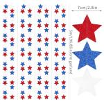 Fourth-4th of July Memorial-Day Party-Decorations - 62ft Patriotic Red-Blue White Twinkle Little Star Hanging Streamers-Garland Banner,Independence Graduation Baby Shower Birthday Decor Hugtmr
