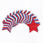 Fourth-4th of July Memorial-Day Party-Decorations - 62ft Patriotic Red-Blue White Twinkle Little Star Hanging Streamers-Garland Banner,Independence Graduation Baby Shower Birthday Decor Hugtmr