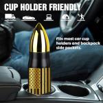 Limima Black and Gold American Flag Stainless Steel Tumbler – 17oz Vacuum Insulated Tumbler – Patriotic Christmas, Birthday & Retirement Gifts for Veterans, Military, Police, Firefighters, USA Pride