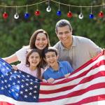 Labor Day Decorations for Tree 24 PCS, Patriotic Christmas Ball Ornaments for Indoor Outdoor, Red Sliver Blue Retirement Going Away Welcome Home Party Hanging Decor Gift for Veterans Election Day Army