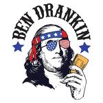 American Flag Temporary Tattoos/Funny Patriotic Tattoos for young adults/Perfect for 4th July - Memorial Day - Veterans Day/Patriotic Body Art/Skin Safe/Removable (Funny Patriotic 6pk)